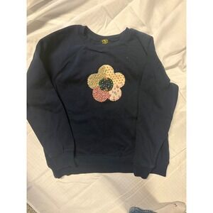 Upcycled‎ Hand Embroidered Sweatshirt